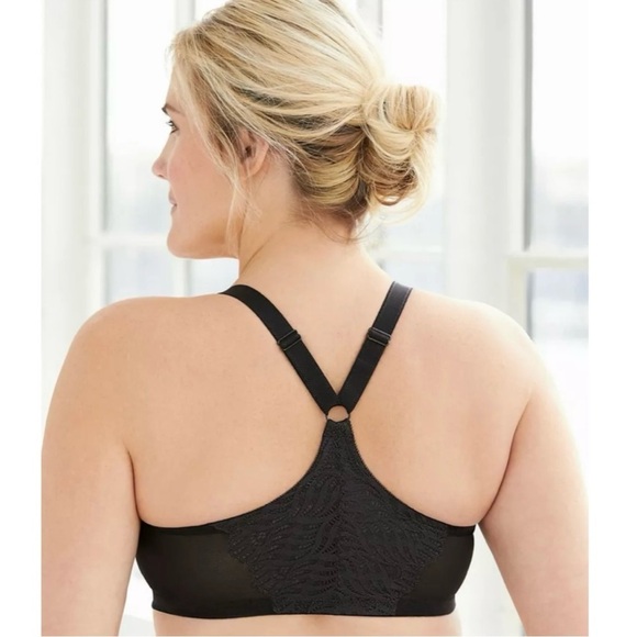 Glamorise Women's Plus Size Front-Close T-Back Wonderwire Underwire #1246 48DD - Picture 2 of 9